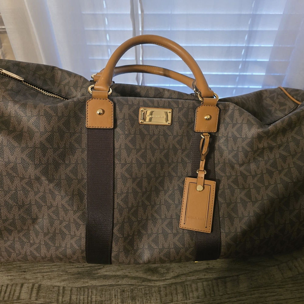 Michael Kors Brown Duffel Bag